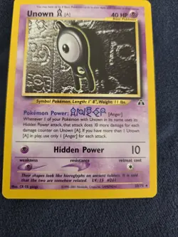 Pokemon Unown A 33/75 Neo Discovery Non Holo Rare - Image 4