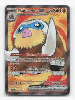 Pokemon TCG - Mamoswine ex 174/159 Ultra Rare Journey Together - Image 1