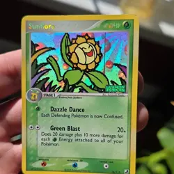 Pokemon Sunflora Unseen Forces 16/115 Holo Stage 1 Card English 2005 - Image 3