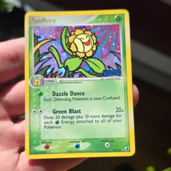 Pokemon Sunflora Unseen Forces 16/115 Holo Stage 1 Card English 2005 - Image 4