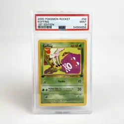 2000 Pokemon Koffing 1st Edition Team Rocket #58 - PSA 9 MINT - Image 1