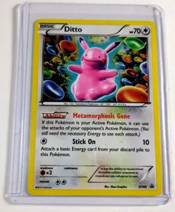Pokemon Card Ditto XY40 XY Holo Metamorphosis Gene - Image 1