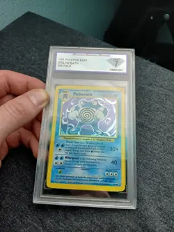 DSG 7 Near Mint Poliwrath 013/102 Base Set (1999) Holo Rare Pokemon TCG - Image 2