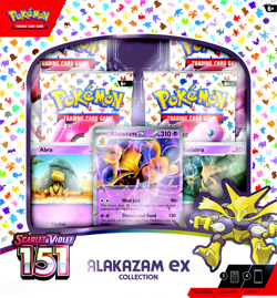 Pokemon 151 Alakazam EX Collection Booster Box Case Sealed New 6 Boxes 24 packs - Image 2