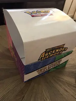 2 Pc Pokemon TCG Ascended Heroes - Tech Sticker And Tin Display Boxes - EMPTY - Image 2