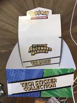 2 Pc Pokemon TCG Ascended Heroes - Tech Sticker And Tin Display Boxes - EMPTY - Image 3