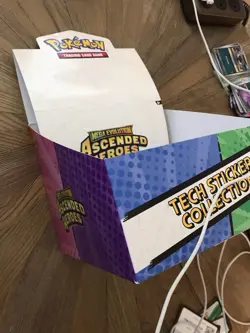 2 Pc Pokemon TCG Ascended Heroes - Tech Sticker And Tin Display Boxes - EMPTY - Image 4