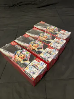 4 x Sam’s Club Pokemon Prismatic Evolutions Surprise Box & Booster Bundle SEALED - Image 1