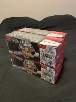 4 x Sam’s Club Pokemon Prismatic Evolutions Surprise Box & Booster Bundle SEALED - Image 2