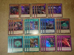 VANQUISH SOUL RAZEN BORGER STAKE YOUR SOUL 32 CARD WISU DECK YUGIOH *NEW & MINT* - Image 1