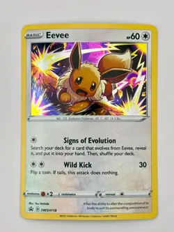 🇨🇦 Eevee SWSH118 SWSH: Sword & Shield Promo Cards Holo - Nm - Image 1