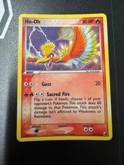 Pokemon Ho Oh 27/115 EX Unseen Forces Ultra Rare Holo Card - Image 1
