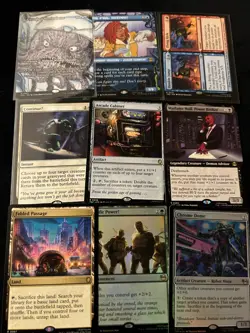 MTG: Teenage Mutant Ninja Turtles 9 Rare Card Lot - Image 1