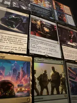 MTG: Teenage Mutant Ninja Turtles 9 Rare Card Lot - Image 3