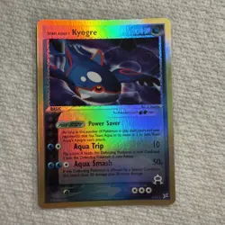 KYOGRE 3/95 Reverse Holo ex Team Aqua's NM Pokemon Card - Image 1