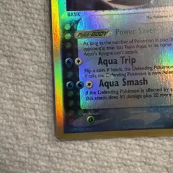 KYOGRE 3/95 Reverse Holo ex Team Aqua's NM Pokemon Card - Image 2