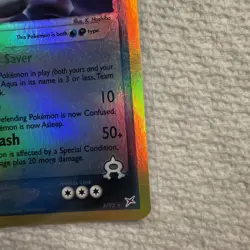 KYOGRE 3/95 Reverse Holo ex Team Aqua's NM Pokemon Card - Image 3