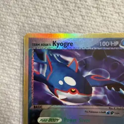 KYOGRE 3/95 Reverse Holo ex Team Aqua's NM Pokemon Card - Image 4