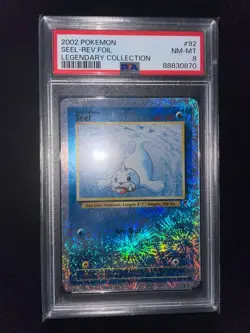 Pokemon Cards - PSA 8 Seel 92/110 Reverse Holo Legendary Collection - Image 1