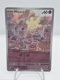 Milcery 152/142 - SV07: Stellar Crown - Pokemon Card Full Art Psychic Type - Image 1