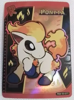 Chinese Ponyta - Poke Baby Holo PKB-151-077 Anime Card - Image 1