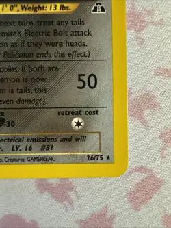 Magnemite 26/75 Rare Neo Discovery Non Holo Pokemon Card - Image 4