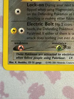 Magnemite 26/75 Rare Neo Discovery Non Holo Pokemon Card - Image 5