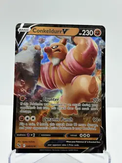 Pokemon TCG Conkeldurr v 40/78 Card, Pokemon Go - NEAR MINT - Image 1