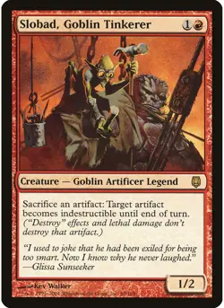 Slobad, Goblin Tinkerer 69 MTG NM - Darksteel - Image 1