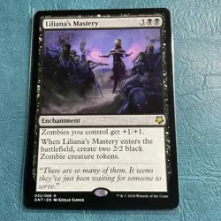 Liliana's Mastery Magic Game Night Regular Rare 032 NM MTG - Image 1