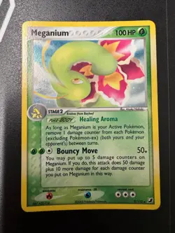 Pokemon Meganium 9/115 EX Unseen Forces Ultra Rare Holo Card - Image 1