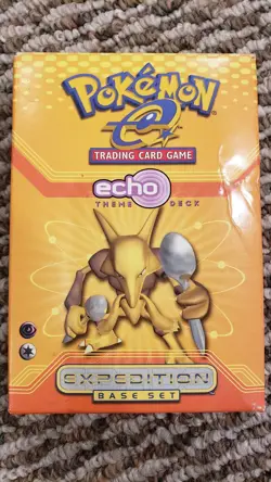 Pokemon OPENED Expedition Base Set Echo Theme Deck Vintage 2002 SEE PHOTOS+coin 76930179666 - Image 1
