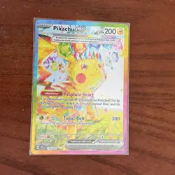 Pokemon TCG Pikachu ex Special Illustration Rare Holo 238/191 Surging Sparks - Image 1