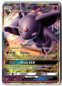 Espeon GX ⭐ 61/149 Holo Rare GX Sun & Moon 2017 Pokemon NM - Image 1