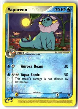 Vaporeon ⭐ 25/100 Rare Sandstorm 2003 Pokemon NM - Image 1