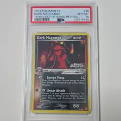 Pokemon EX Team Rocket Returns Dark Magcargo 38/109 Reverse Foil Rare PSA 10 - Image 1