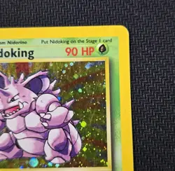 2000 Nidoking 11/130 Base 2 Holo Rare LP English Pokemon WOTC Card Vintage - Image 4