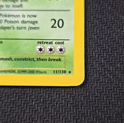 2000 Nidoking 11/130 Base 2 Holo Rare LP English Pokemon WOTC Card Vintage - Image 5