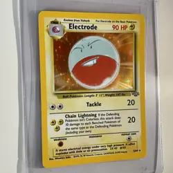 Electrode 2/64 WOTC Jungle Unlimited Holo Rare Pokemon TCG Card NM *PACK FRESH* - Image 2