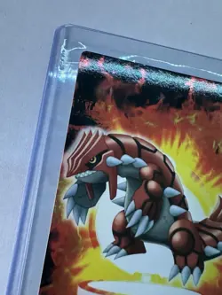 Groudon Pokemon Carddass Zukan Card Vintage Anime Game TCG Japanese #258 - Image 2