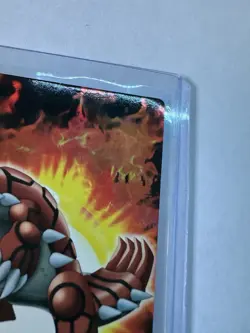 Groudon Pokemon Carddass Zukan Card Vintage Anime Game TCG Japanese #258 - Image 3