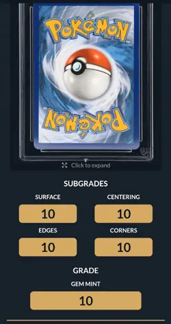 Pokemon Glaceon GX SV55/SV94 Hidden Fates Ace Gem Mint 10 *PERFECT SUBGRADES* - Image 4