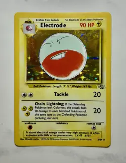 Electrode 1999 Pokemon Game Jungle Unlimited Holo #2/64 * Light Play - Image 1