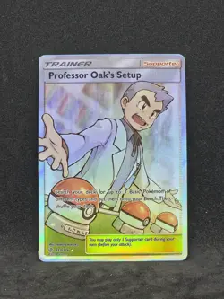 Pokemon Cosmic Eclipse Professor Oak's Setup 233/236 (LP/MP) See Desc. - Image 1