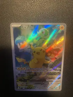 Pikachu 027 SVP Pokemon TCG Pokemon Center Stamped Promo Exclusive - Image 3