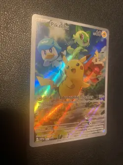 Pikachu 027 SVP Pokemon TCG Pokemon Center Stamped Promo Exclusive - Image 5