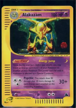 Pokemon SKYRIDGE - #H1/H32 Alakazam - Holo - ENG - Heavily Played+ - Image 1