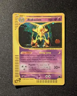 Pokemon SKYRIDGE - #H1/H32 Alakazam - Holo - ENG - Heavily Played+ - Image 3