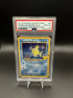 2021 Pokemon Celebrations Classic #66 Shining Magikarp Holo PSA 10 - Image 1