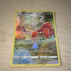 Pokemon Parasect Ultra Rare Holo TG01/TG30 Lost Origin Trainer 120 HP - Image 1